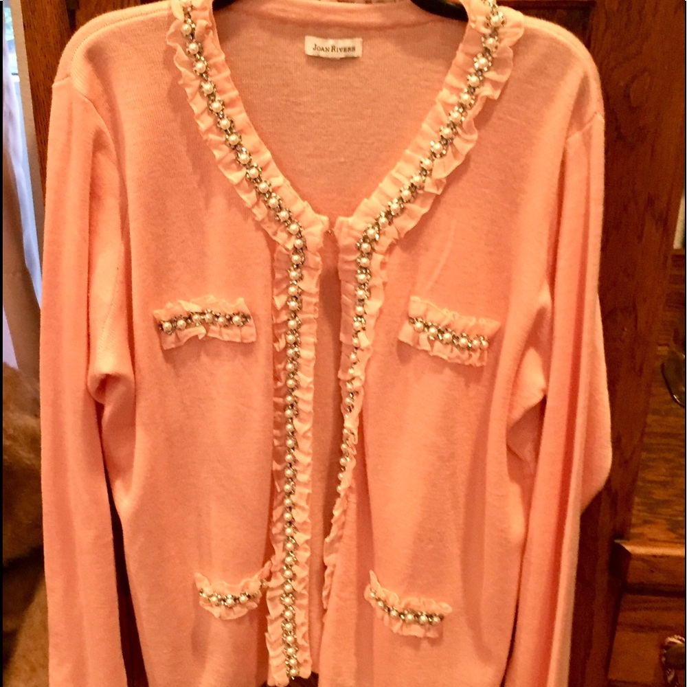 Pink with Pearls Sweater!